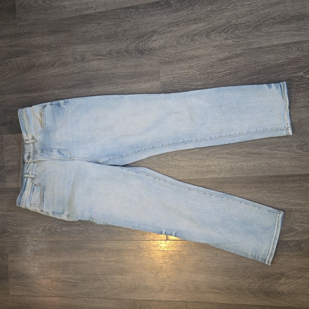 Light Wash high rise Express Jeans